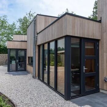 Thermo Fraké gevelbekleding bij Sleiderink Bouwmaterialen