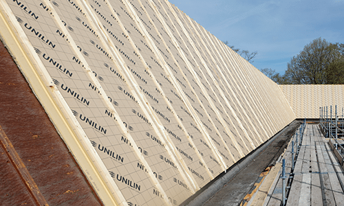 Unilin dakplaten voor nieuwbouw