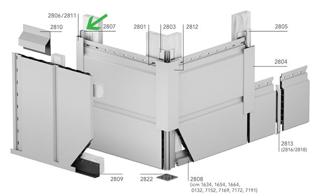 Keralit Basis Eindprofiel voor de juiste montage van het Eindprofiel
