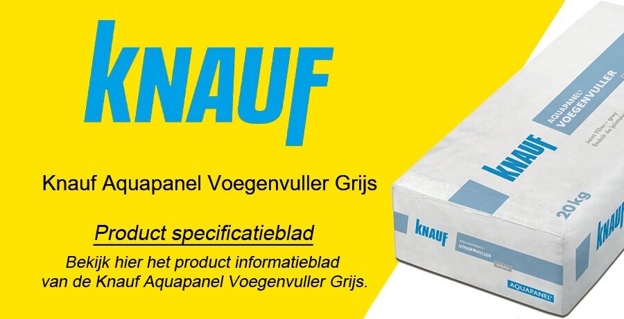 Knauf Aquapanel Voegenvuller Grijs - 20 kg PB