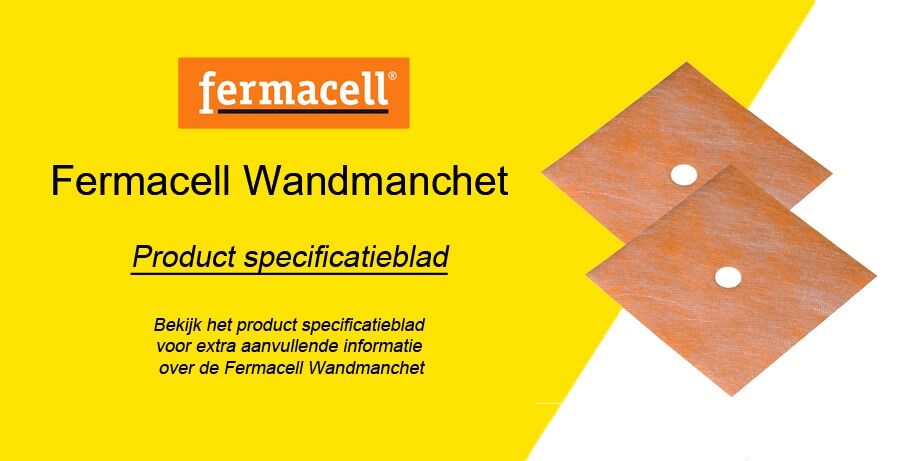 Productblad Wandmanchet