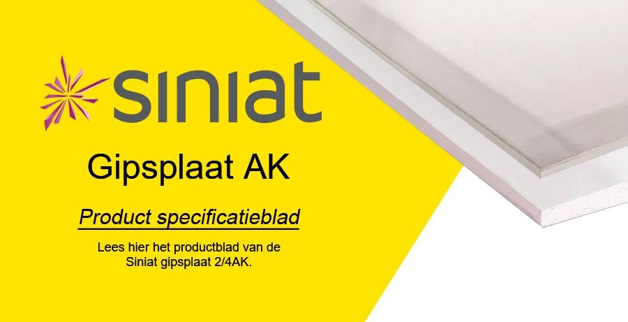 Siniat Gipsplaten AK Palletvoordeel PB