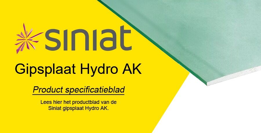 Siniat Gipsplaten Hydro AK PB