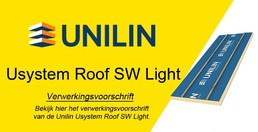 Unilin Usystem Roof SW Light Verwerkingsvoorschriften