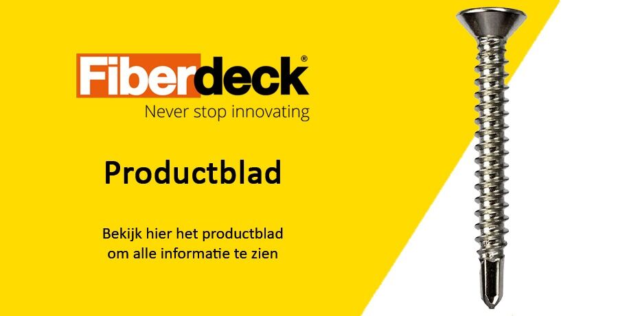 WEO35-60 RVS Schroef 4,2 x 32 Productblad