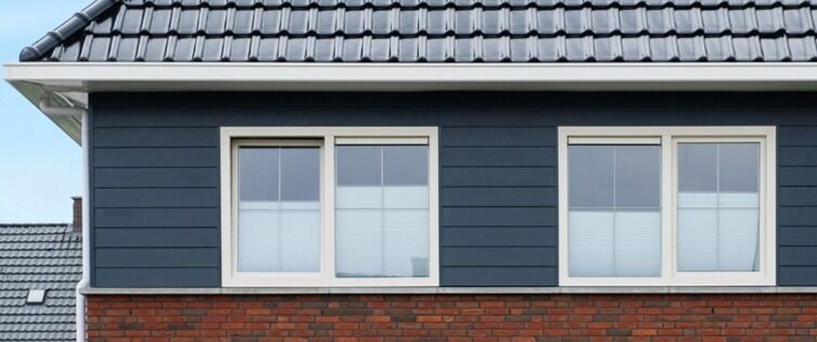 Keralit 143 mm voorbeeld staalblauw